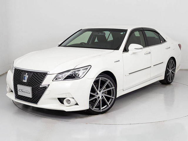 トヨタ クラウンアスリート ハイブリッド 2.5 S 禁煙 黒革 新品20AW