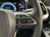 前方の車との車間を設定し、スピードを上げたり緩めたりを自動で行ってくれる追尾式の「レーダークルーズ」。上級装備の一つです!高級車にしかつかない嬉しい機能です。