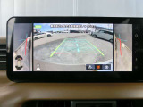 カメラを切り替えれば、左右サイドカメラとバックカメラ映像