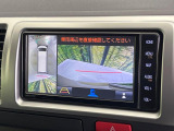 【パノラミックビューモニター】専用のカメラにより、上から見下ろしたような視点で360度クルマの周囲を確認することができます☆死角部分も確認しやすく、狭い場所での切り返しや駐車もスムーズに行えます。
