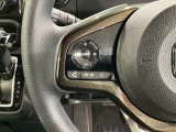 ステアリングにオーディオ操作スイッチが付いています。オーディオ画面に直接タッチしなくても操作が出来ますので、運転に集中できます。