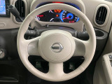 インテリアに合わせたデザインのステアリングは、運転される方のことも考え、運転しやすい形状、大きさです。是非一度、実際に触ってお確かめください。