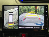 【パノラマモニター】専用のカメラにより、上から見下ろしたような視点で360度クルマの周囲を確認することができます☆死角部分も確認しやすく、狭い場所での切り返しや駐車もスムーズに行えます。