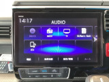 ホンダギャザーズメモリーナビ、フルセグ、DVD、CD再生にbluetoothのオーディオ機能が充実しています。