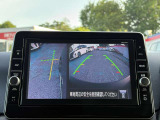 ナビのOPTボタンを二回押すことで運転席からの死角もカバーできます