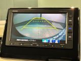 リバースギアに入れるだけで後方の表示へ切り替わります。夜間や雨の日の駐車も楽になりますよ。