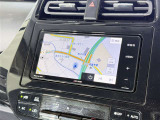 【ナビ画面】主に地図を表示し、目的地へのルート案内や渋滞情報などを表示するために使われます。