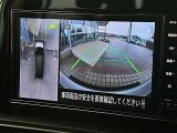 アラウンドビューモニター装備で、運転席からクルマの前後左右の状況が確認できます。
