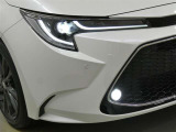LEDヘッドライトです。デザイン性がよくとても明るいので、夜間の走行や悪天候でも安心です。しかも長寿命!