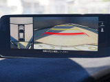 360&deg;ビューモニターを搭載しています。コーナーセンサーと合せてお使いいただくことで、安全、安心にお車の取り回しを行っていただけます。