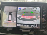アラウンドビューモニター付きで車の全周の安全確認ができます。前後センサーで移動物を検知!音と画面点滅でお知らせします。