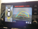 駐車も安心のバックモニターです。パノラミックビューモニター付きでより安心して駐車が行えます。