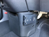 ETCは2030年問題もノープロブレム。運転席足元にセット。