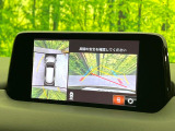 【360&deg;ビューモニター】専用のカメラにより、上から見下ろしたような視点で360度クルマの周囲を確認することができます☆死角部分も確認しやすく、狭い場所での切り返しや駐車もスムーズに行えます。
