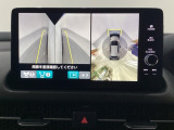 マルチビューカメラの中にフロント・サイドビューカメラシステムを装備しています。樹木やブロック塀などで左右の見通しが悪い場所、狭い路地や駐車場などでクルマの前方向や両サイドの視界をサポートする機能です。