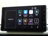 ディスプレイオーディオを装備しています。スマホと連動させると音楽やアプリを楽しむことができます。