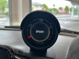 SPORTモードでバルブの開閉が可能です。