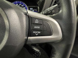 ステアリングスイッチ付きで、運転中に視線を前に向けたまま操作できます。