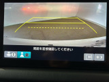 リアカメラ付で、後方をナビ画面で確認。車庫入れも安心です。もちろん、バックギアと連動しています。