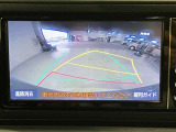 バックガイドモニターで、後方を確認しながら安心して駐車することができます。運転初心者も熟練者も必須の機能ですよ!
