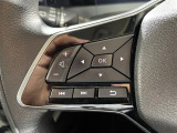 【ステアリングスイッチ】手元のボタンから、オーディオやナビなどの操作ができるので、よそ見をせずに安全に運転に集中できます!