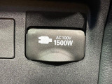 【1500Wアクセサリーコンセント】消費電力1500Wまでの家電が使えます。キャンプやスポーツ・アウトドアでのアクティビティはもちろん、災害・停電の際に大活躍♪