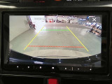 バックガイドモニターで、後方を確認しながら安心して駐車することができます。運転初心者も熟練者も必須の機能ですよ!