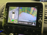 【アラウンドビューモニター】専用のカメラにより、上から見下ろしたような視点で360度クルマの周囲を確認することができます☆死角部分も確認しやすく、狭い場所での切り返しや駐車もスムーズに行えます。