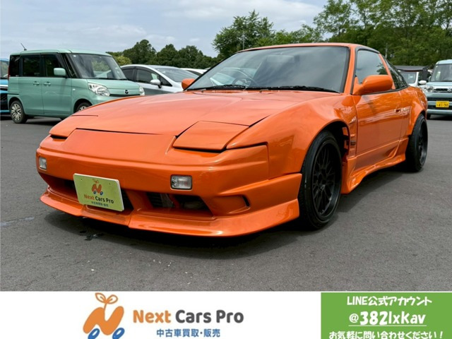 180SX 2.0 タイプX 社外ナビ エアロ 社外17インチアルミ