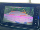 【バックカメラ】駐車時に後方がリアルタイム映像で確認できます。大型商業施設や立体駐車場での駐車時や、夜間のバック時に大活躍!運転スキルに関わらず、今や必須となった装備のひとつです!