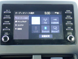 オーディオソースはご覧の通りです。Bluetoothを搭載しています。スマホと連動させると音楽等楽しむことが出来ます。