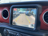 革巻きのステアリングハンドル!JEEPロゴがおしゃれでかわいいです。