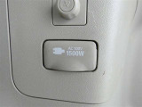 1500w給電付です(^^♪もしもの時でも、複数の電化製品を、最大1500Wまで使用できます。場所に縛られることなく、安心をお届けします