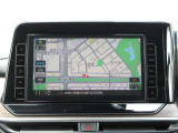 純正メモリーナビ〈MJ320D-L〉装備しております! 9インチワイドの大型モニターです!