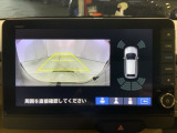 リアカメラ付で、後方をナビ画面で確認。車庫入れも安心です。もちろん、バックギアと連動しています。