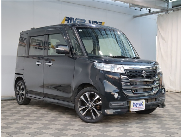 スズキ スペーシアカスタム Zターボ の中古車詳細 (63,000km, ブラック