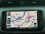 日産純正の視認性の良い大型ディーラーオプションメモリーナビ