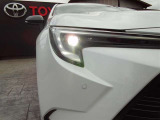 LEDヘッドライトです。デザイン性がよくとても明るいので、夜間の走行や悪天候でも安心です。しかも長寿命!