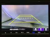 バックでの車庫入れも安心です! リアカメラが付いているバックモニター付のナビを装備しております。操作線もついており距離感も画面から確認できます。