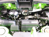 自慢のエンジンはパワードbyHONDAです。精度とバランスにこだわって、低回転からスムースなパワーを発揮します。