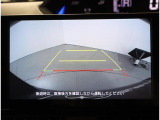 後方確認に便利なバックカメラ装備!!バックカメラにはガイド線を表示することも可能で、狭い駐車場や後方が確認しづらい場所に駐車するときや、車を切り返す時に便利な装備です!!