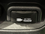 【1500Wアクセサリーコンセント】消費電力1500Wまでの家電が使えます。キャンプやスポーツ・アウトドアでのアクティビティはもちろん、災害・停電の際に大活躍♪