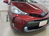 LEDヘッドライトです。デザイン性がよくとても明るいので、夜間の走行や悪天候でも安心です。しかも長寿命!