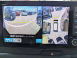 車庫入れ・駐車を安心サポート!全周囲カメラ装備です。