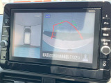 【アラウンドビューモニター】専用のカメラにより、上から見下ろしたような視点で360度クルマの周囲を確認することができます☆死角部分も確認しやすく、狭い場所での切り返しや駐車もスムーズに行えます。