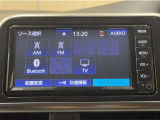 Bluetooth対応、CD再生機能付き。お好きな音楽を聴きながらのドライブは楽しいですよね〜♪