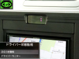 ドライバーステータスモニターを装備!ドライバーモニターカメラを使用して運転者の顔の向きや姿勢、表情などを測定し、運転者の状況に応じて警報音や音声警報、メーターディスプレイ表示で注意や休憩を促します。
