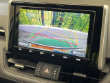 【バックカメラ】駐車時に後方がリアルタイム映像で確認できます。大型商業施設や立体駐車場での駐車時や、夜間のバック時に大活躍!運転スキルに関わらず、今や必須となった装備のひとつです!