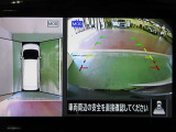 アラウンドビューモニターで車庫入れも空から見ている様に駐車できラクラクです。