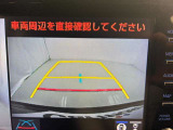 バックモニターです。後退時も安心ですね。でも、モニターばかり頼らず自分の目で後方確認もしてくださいね。